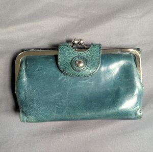 HOBO Teal Leather Women's Wallet